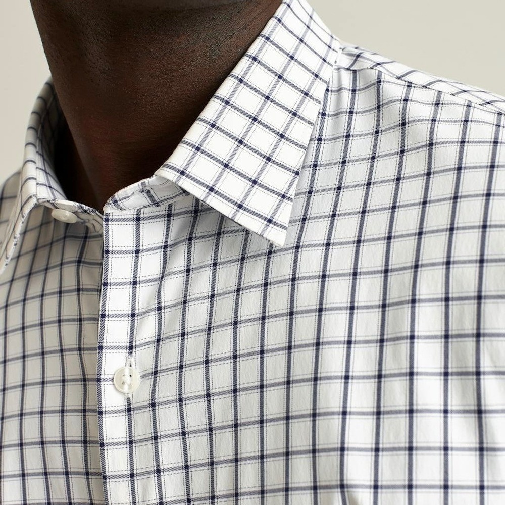 Bonobos Mens Slim Fit Button-Down Tech Dress Shirt Blue XXL Long Sleeve NWT - Picture 3 of 9